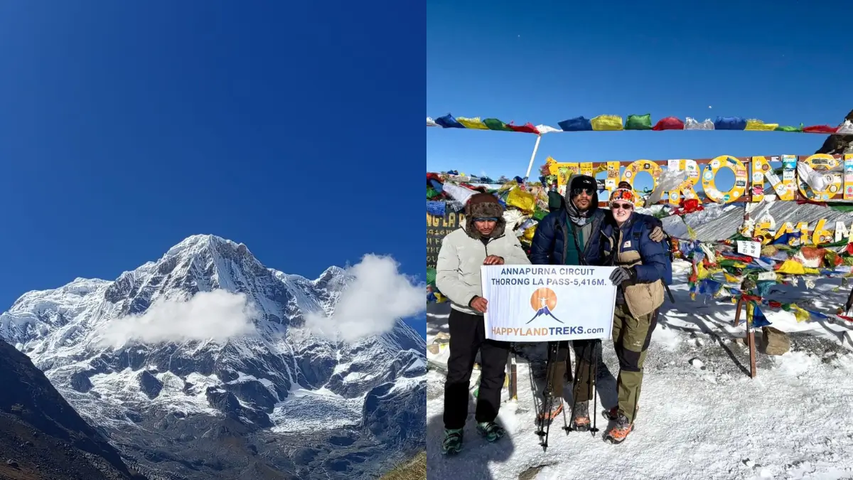 Annapurna Himalaya and Annapurna Circuit Thorong La Pass