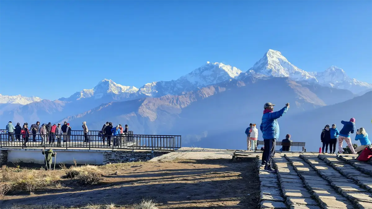 annapurna himalaya view from poon Hill Nepal