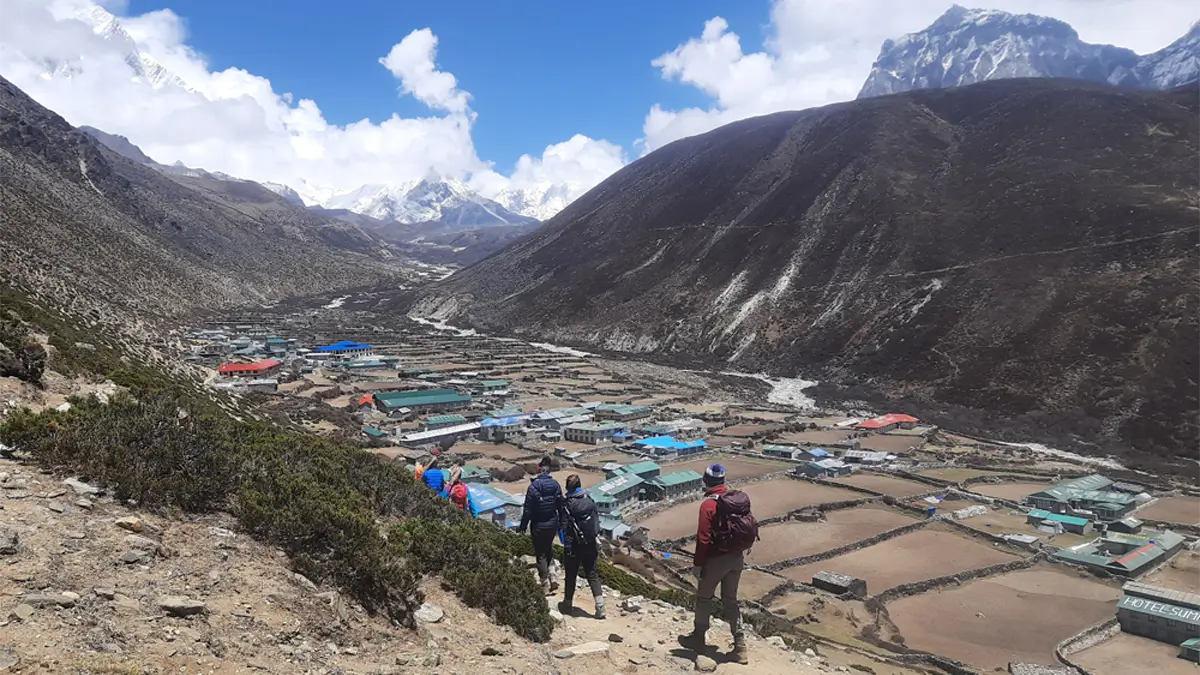 sherpa guided treks in the everest dingboche
