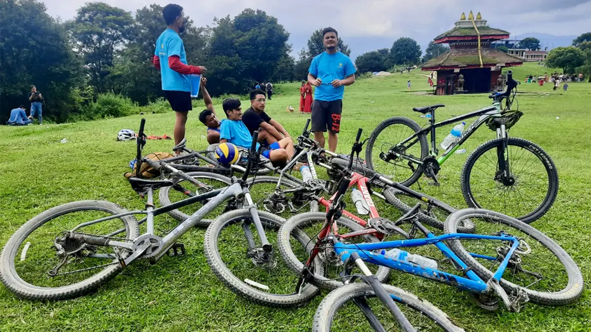 Kathmandu mountain bike day trip with Happyland Treks