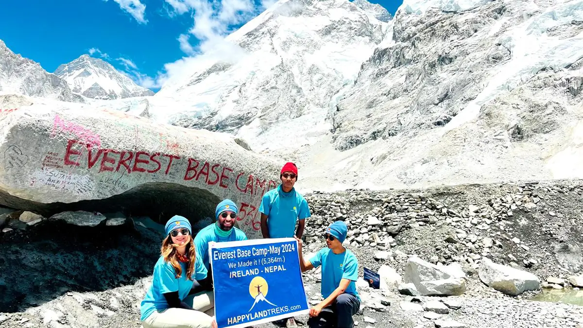 Mount Everest Base Camp in Nepal, South Asia