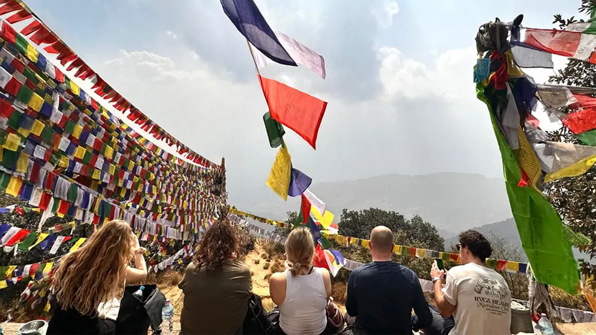top of the jamacho hill kathmandu