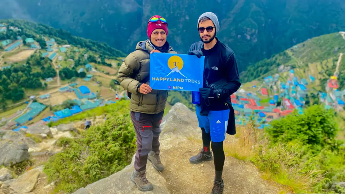 Namche bazaar acclimatization day for everest base camp EBC trek