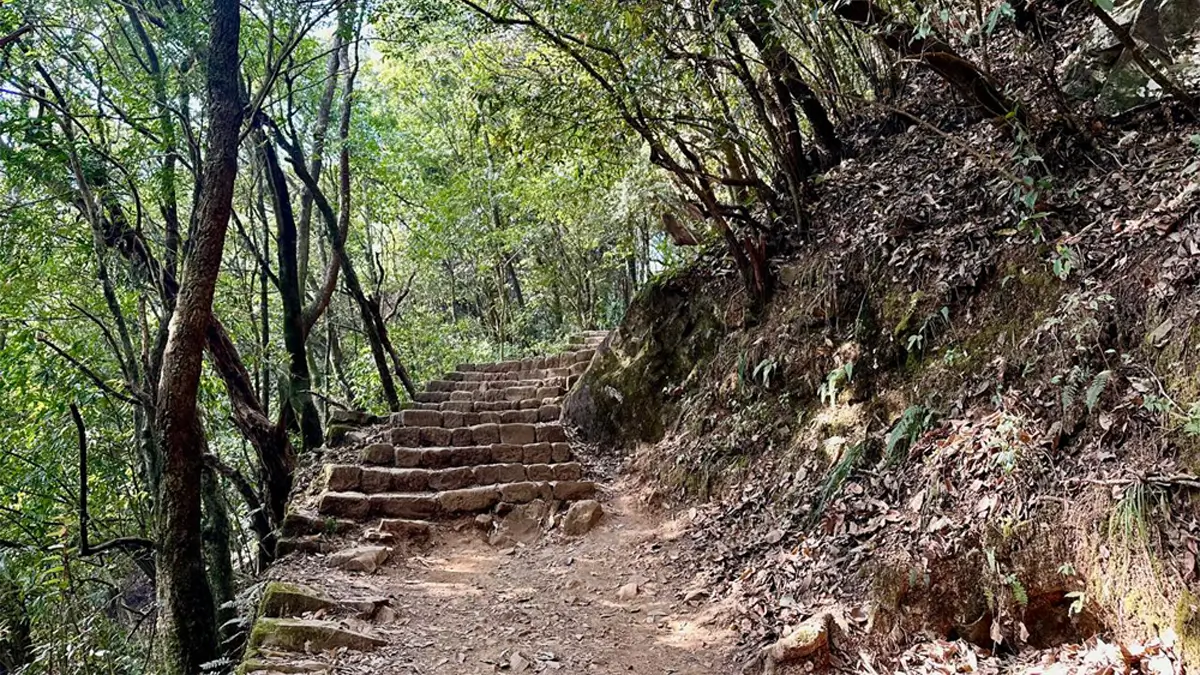 hiking trail to shivapuri jamacho hill