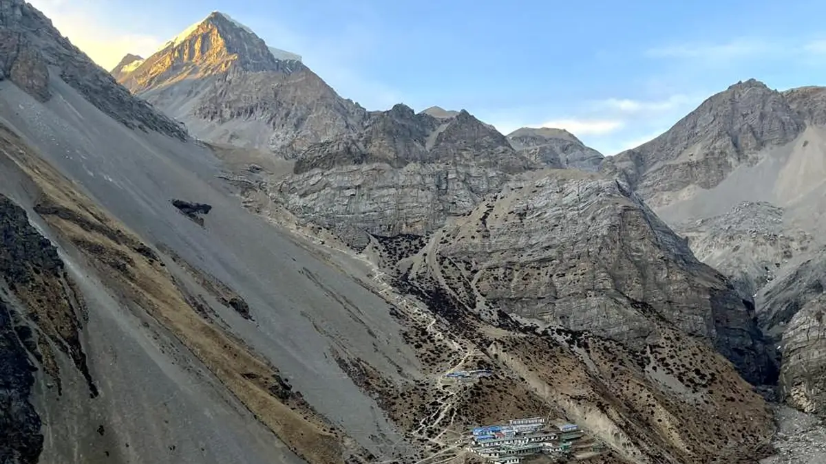 annapurna circuit trail thorang phedi to thorang high camp