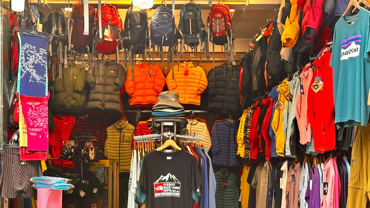 trekking store shop in kathmandu nepal